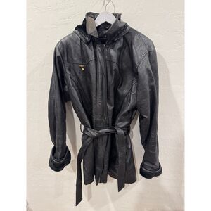 Wilda Vintage Genuine Leather Coat